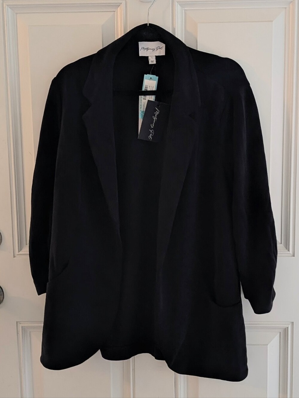 Montgomery Post Amelia One Button Tunic Blazer - L